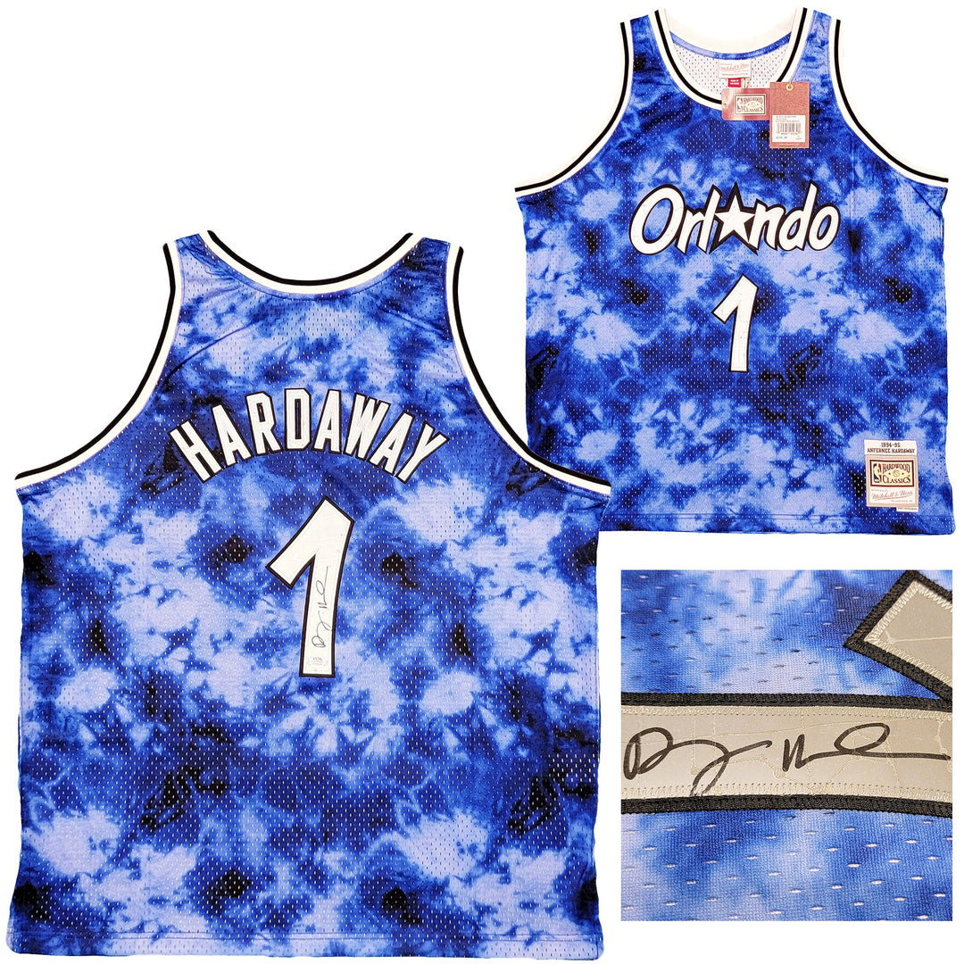 Magic Penny Hardaway Auto Blue Mitchell Ness Galaxy 94 Swingman Jersey PSA/DNA