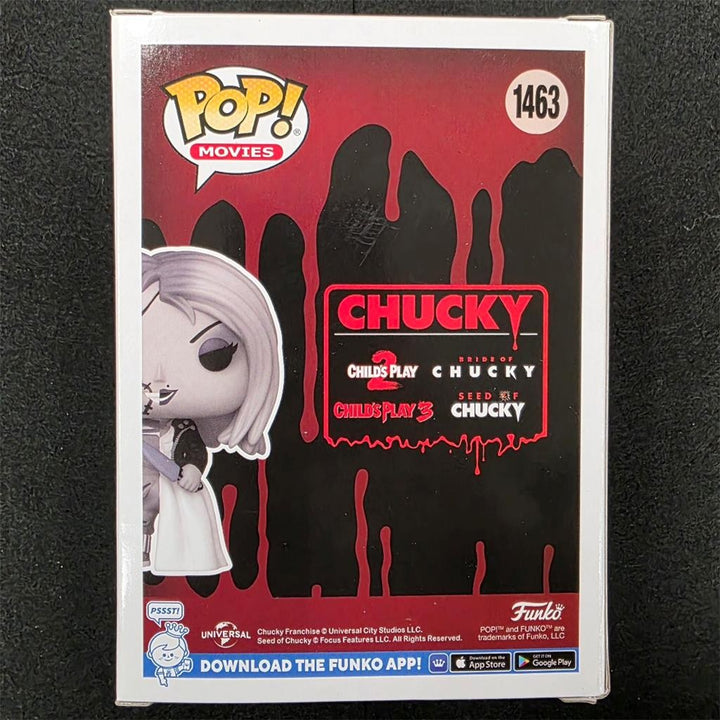 Jennifer Tilly signed Chucky Tiffany Scare Fair Funko Pop autograph Beckett BAS