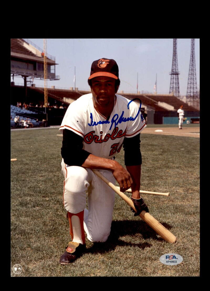 Frank Robinson PSA DNA Autographed 8x10 Photo Signed Orioles
