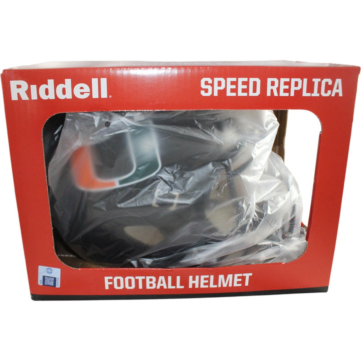 Michael Irvin Autographed Miami Hurricanes F/S Alt Helmet Beckett 56370