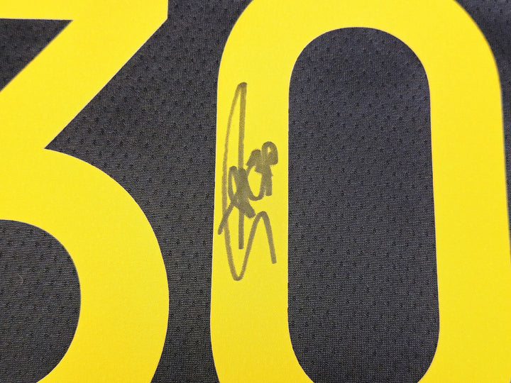 Warriors Stephen Curry Auto Black Nike Swingman Icon Edition Jersey Size 48 JSA