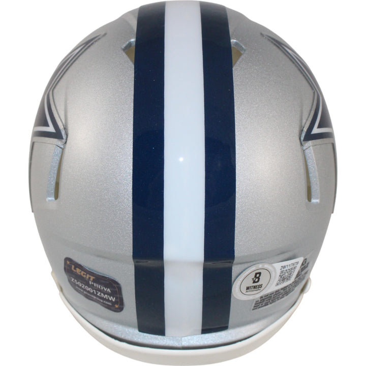 Danny White Autographed Dallas Cowboys Mini Helmet SB XII Champs Beckett 50800