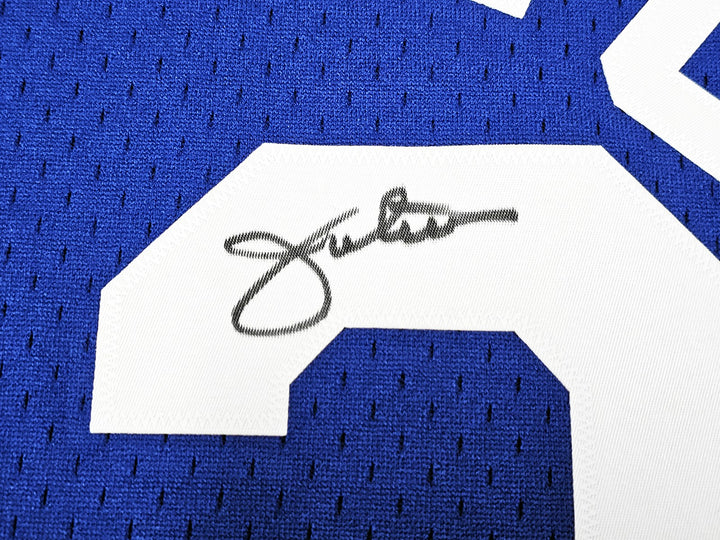 ABA Nets Julius Dr J Erving Auto Blue Mitchell Ness 73 Swingman Jersey 2X BAS