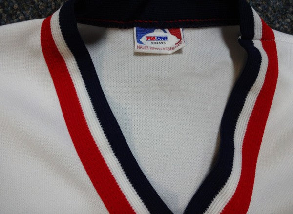 Cleveland Indians Bill Veeck Autographed Signed White Jersey Team Owner PSA/DNA