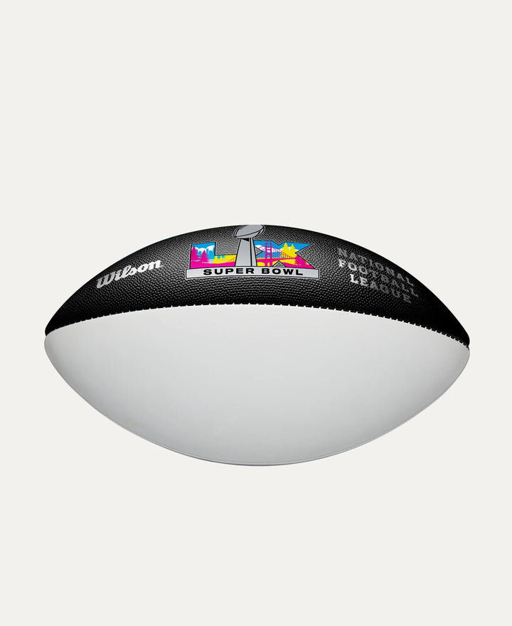 Unsigned Official NFL SB LX White Logo Football
