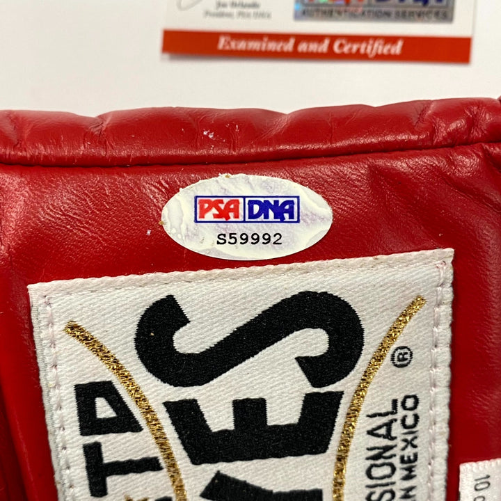 Manny Pacquiao signed "Pacman" Cleto Reyes Boxing Glove autograph ~ PSA