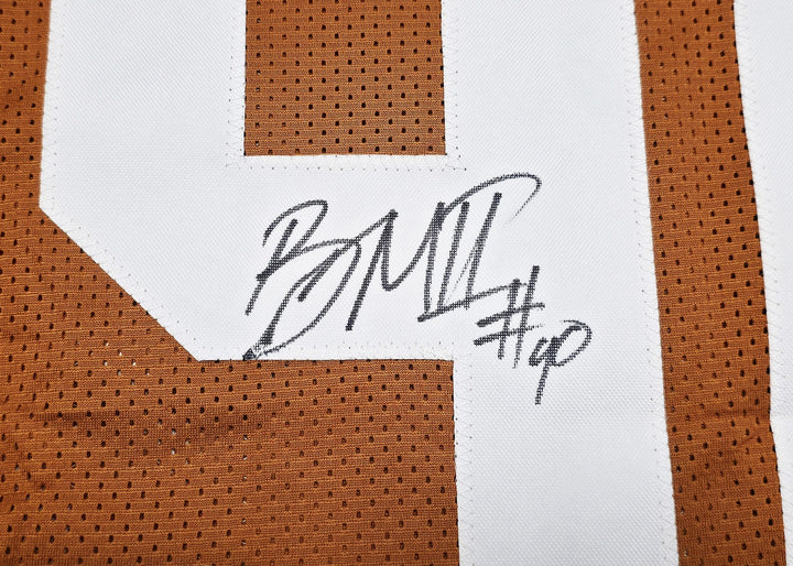 Texas Longhorns Byron Murphy II Autographed Orange Jersey MCS Holo