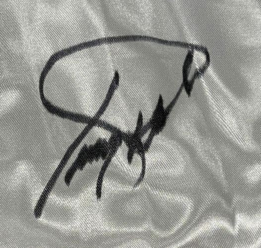Larry Holmes Signed Custom White Boxing Trunks JSA QR