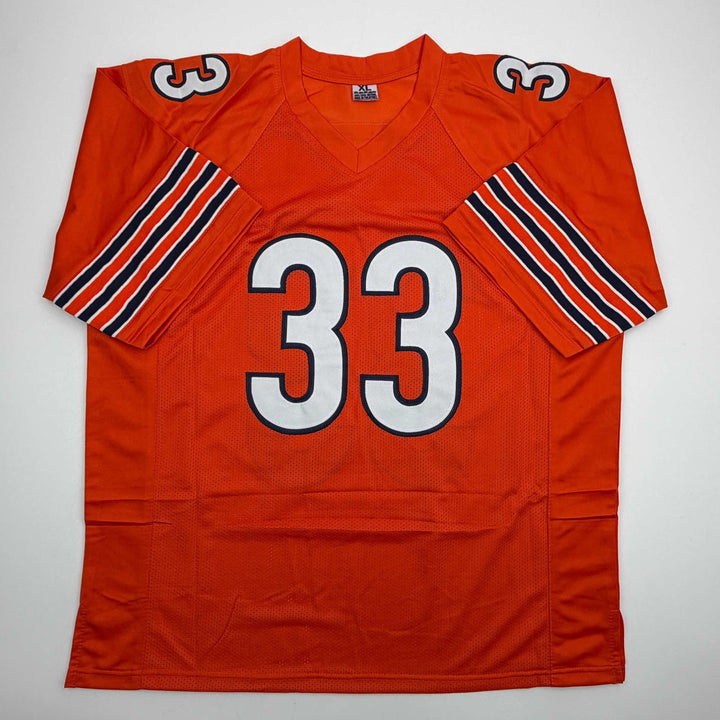 Autographed/Signed Charles Tillman Peanut Chicago Orange Jersey Beckett BAS COA