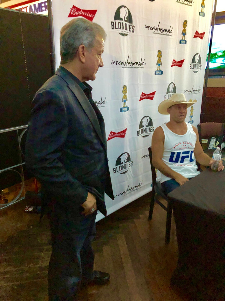 Donald Cowboy Cerrone Signed UFC Belt COA Inscriptagraphs Autograph Memorabilia