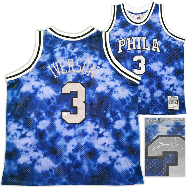 Allen Iverson Signed Mitchell & Ness 1996-97 Jersey "The Answer" Beckett 253251