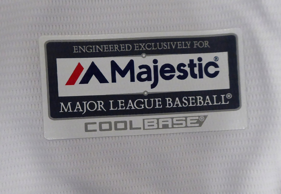 Atlanta Braves Ronald Jose Acuna Blanco Jr. Signed Majestic Cool Base White