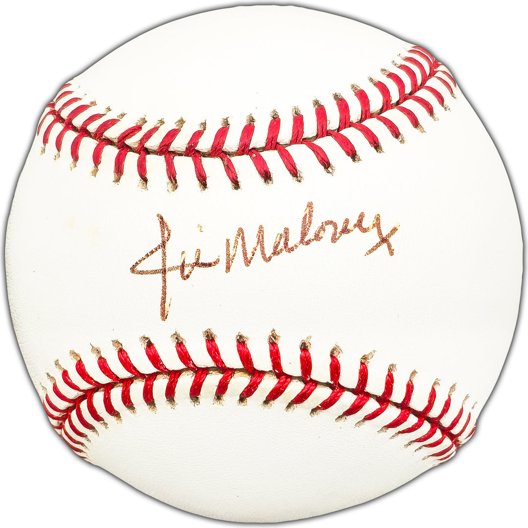 Jim Maloney Autographed Official NL Baseball Cincinnati Reds Beckett #BK44384