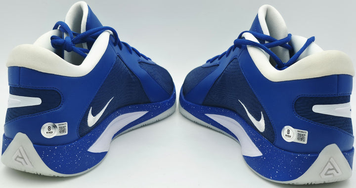 Giannis Auto 2024 (PE) Promo Duke Nike Zoom Freak 6 Game Shoes Size 17 Beckett