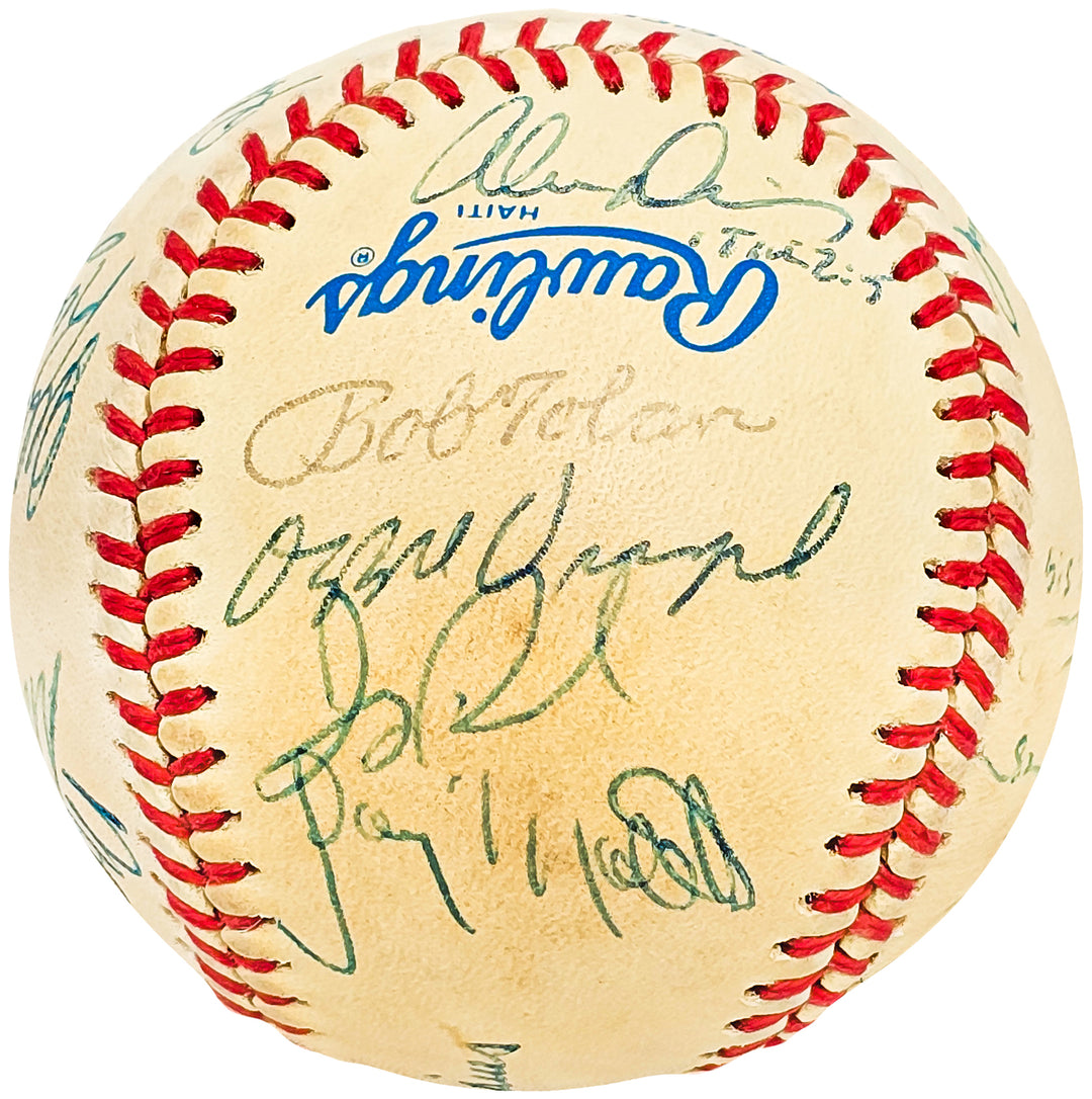 1987 Mariners Team Signed Autographed Signed AL Baseball With 19 Sigs 218497