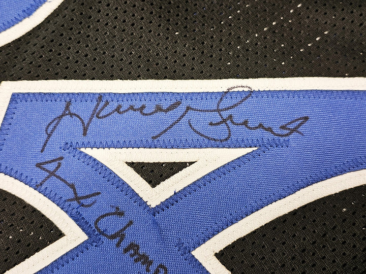 Orlando Magic Horace Grant Autographed Signed Black Jersey "4x Champs" JSA