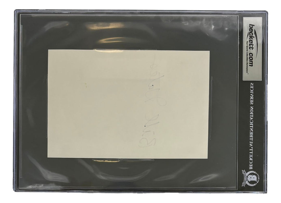 Bill Gates Signed Slabbed Replica Microsoft Stock Certificate BAS