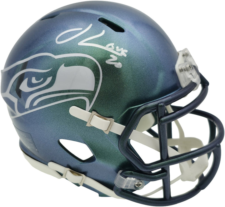 Julian Love Signed Seattle Seahawks Rivalries Speed Mini Helmet MCS Holo