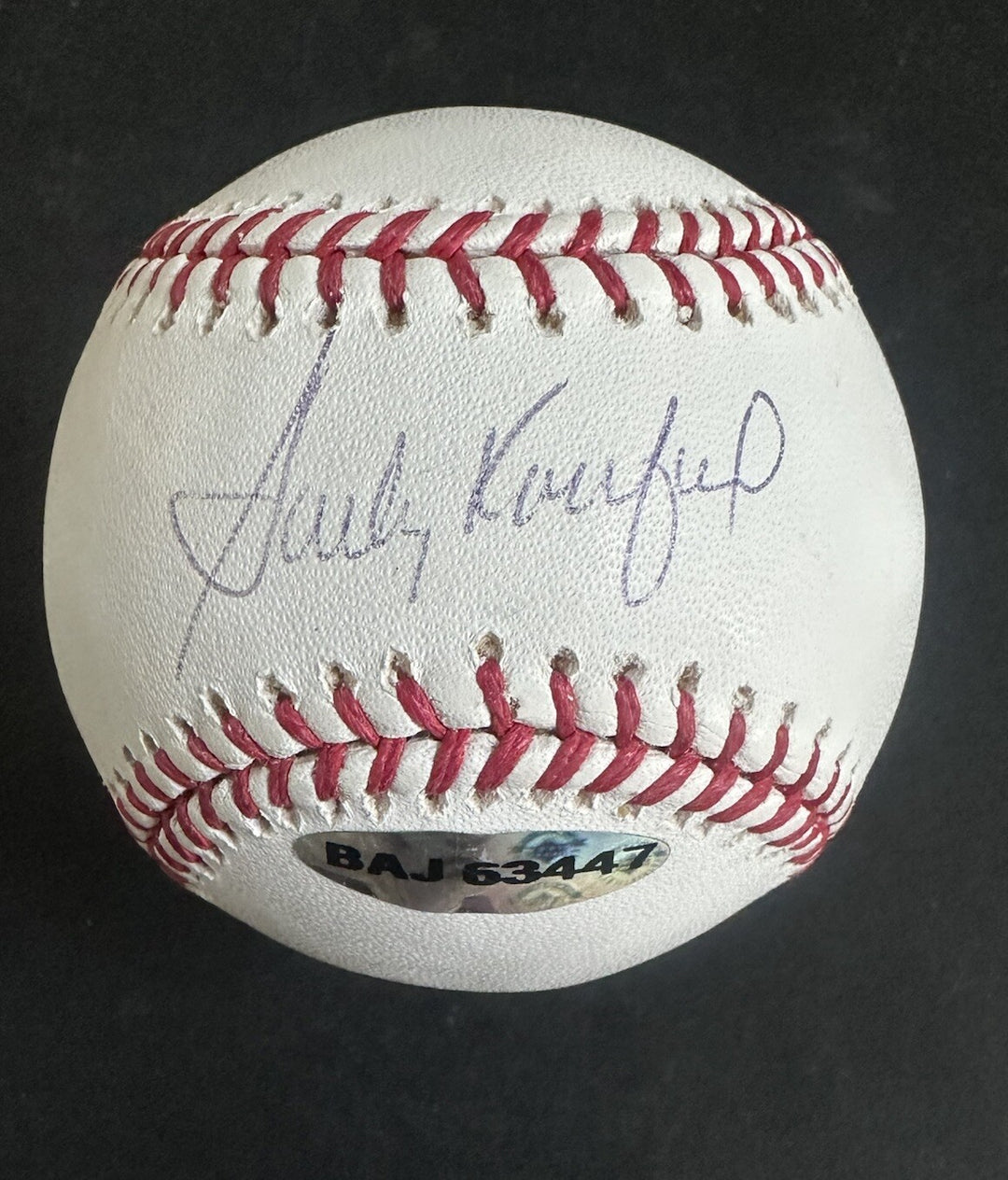 Sandy Koufax Signed Official Mlb Baseball Hof Auto Upper Deck Uda Coa W/ Case