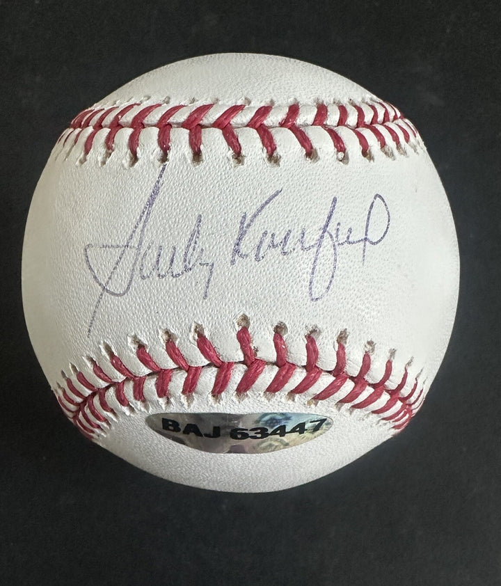 Sandy Koufax Signed Official Mlb Baseball Hof Auto Upper Deck Uda Coa W/ Case