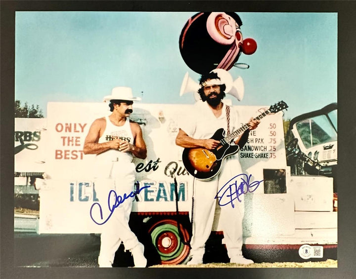 Cheech Marin and Tommy Chong signed 11x14 photo #3 (A) ~ Beckett BAS Holo