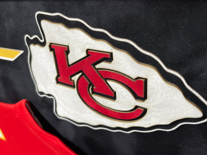 Travis Kelce Autographed Kansas City Chiefs Jersey Framed BAS COA Signed Red
