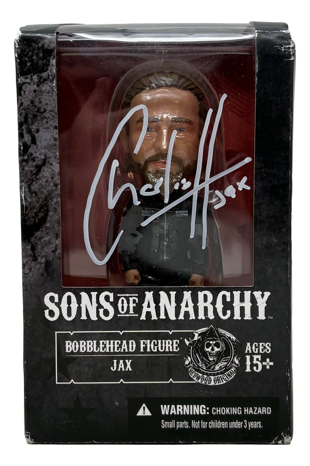Charlie Hunnam Signed 8" Sons Of Anarchy Jax Teller Bobblehead Figure Radtke