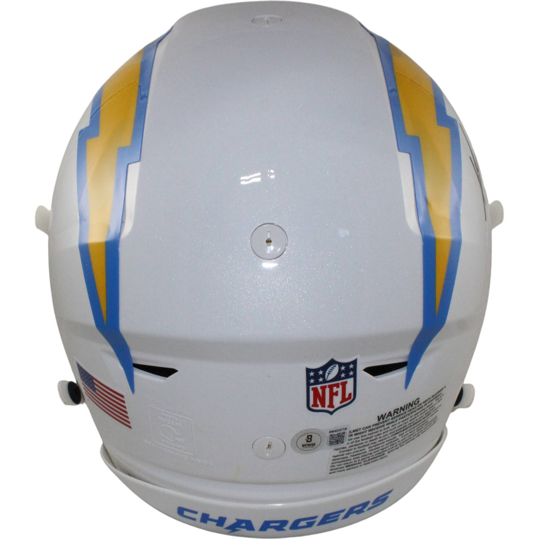 Keenan Allen Autographed Los Angeles Chargers SpeedFlex Helmet Beckett WIT 54965