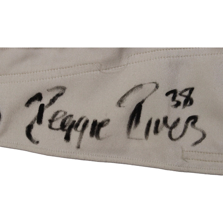 Reggie Rivers Signed Game Used Wilson 32 White Pants Beckett 45077
