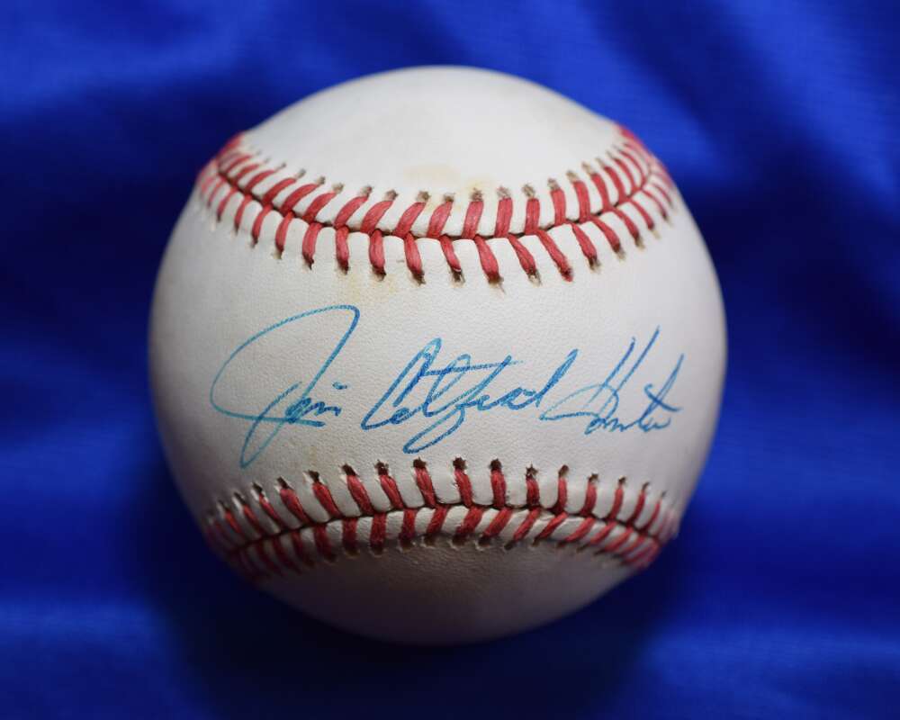 Jim Catfish Hunter PSA DNA Autograph American League Signed Baseball