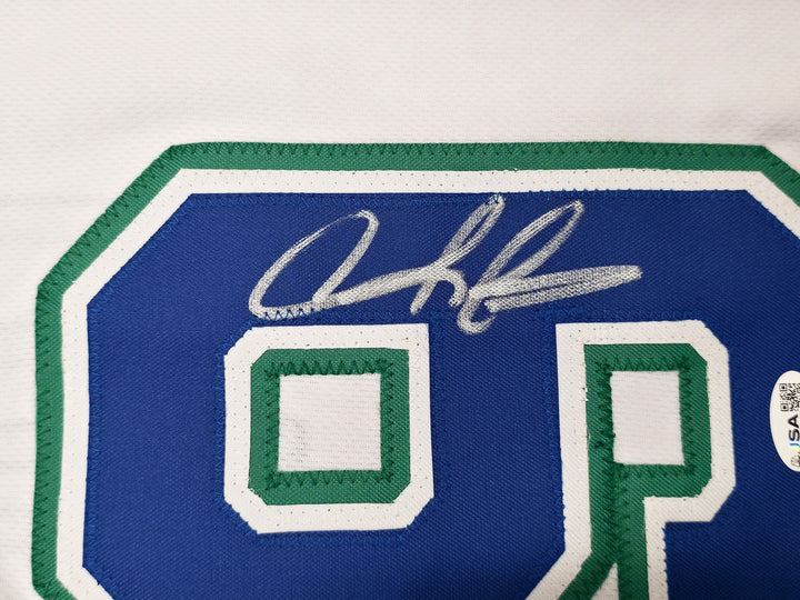 Dallas Mavericks Dennis Rodman Signed White Jersey JSA QR