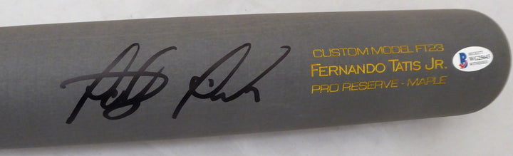 Fernando Tatis Jr. Signed Gray Victus Game Model Bat San Diego Padres Beckett