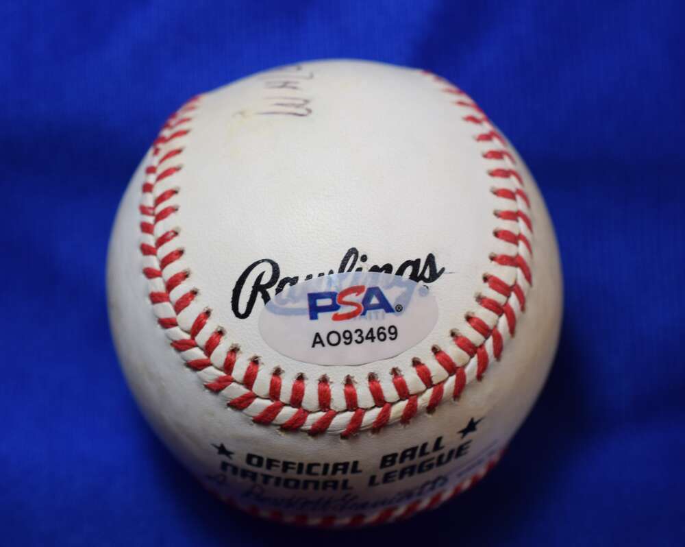 Bill Terry PSA DNA Autograph National League Signed Baseball