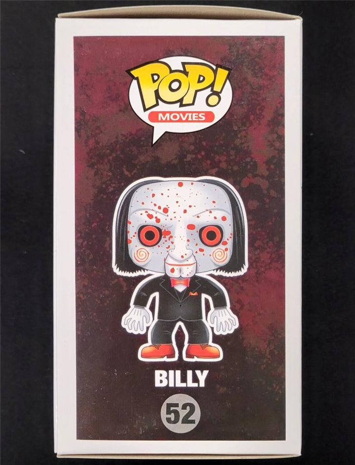 Tobin Bell signed Billy Funko Pop! 52 Saw Jigsaw autograph (B) ~ Beckett BAS
