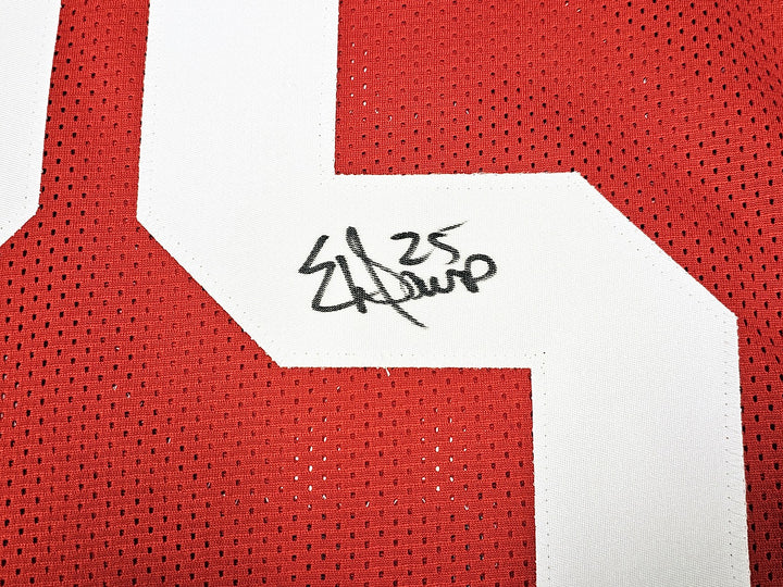 San Francisco 49ers Eric Davis Signed Red Jersey "SB XXIX Champion" Beckett