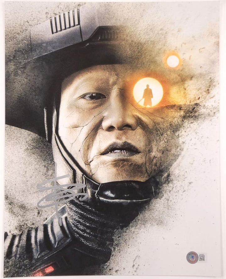 Sung Kang signed 11x14 photo #2 Star Wars Fifth Brother autograph ~ Beckett BAS