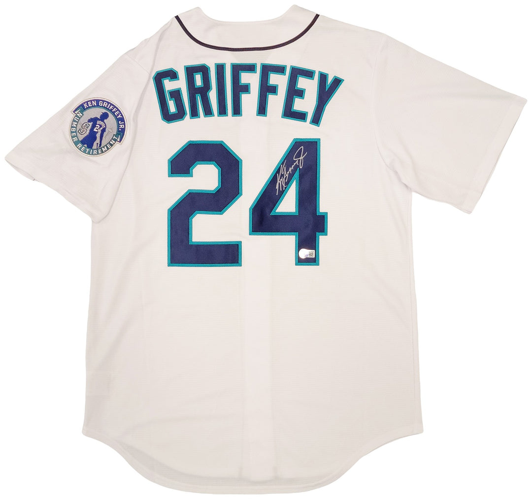 Seattle Mariners Ken Griffey Jr. Signed White Nike Cooperstown Edition Jersey