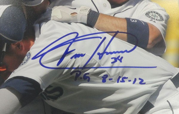 Felix Hernandez Signed 16x20 Photo Mariners "P.G. 8-15-12" Perfect Game PSA/DNA