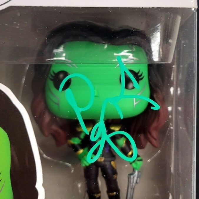 Zoe Saldana signed Gamora Funko Pop Marvel Guardians ~ Beckett BAS Holo