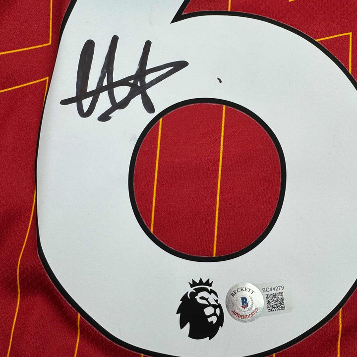 Autographed/Signed Trent Alexander-Arnold Liverpool Red Soccer Jersey BAS COA #2