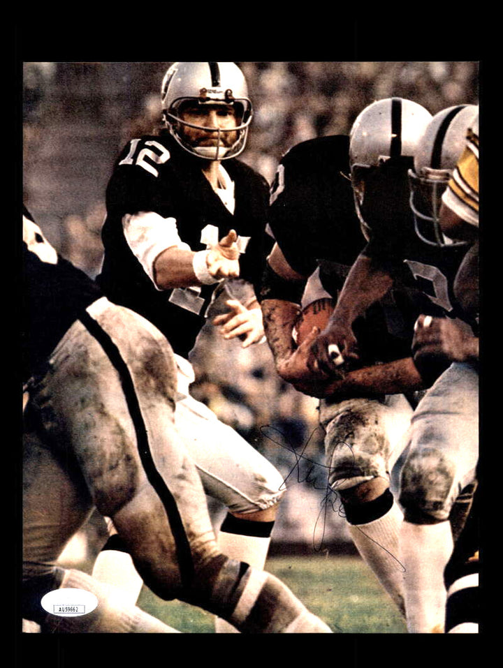 Ken Stabler JSA Autograph 1 8x10 Signed Vintage Photo 1970`s Raiders