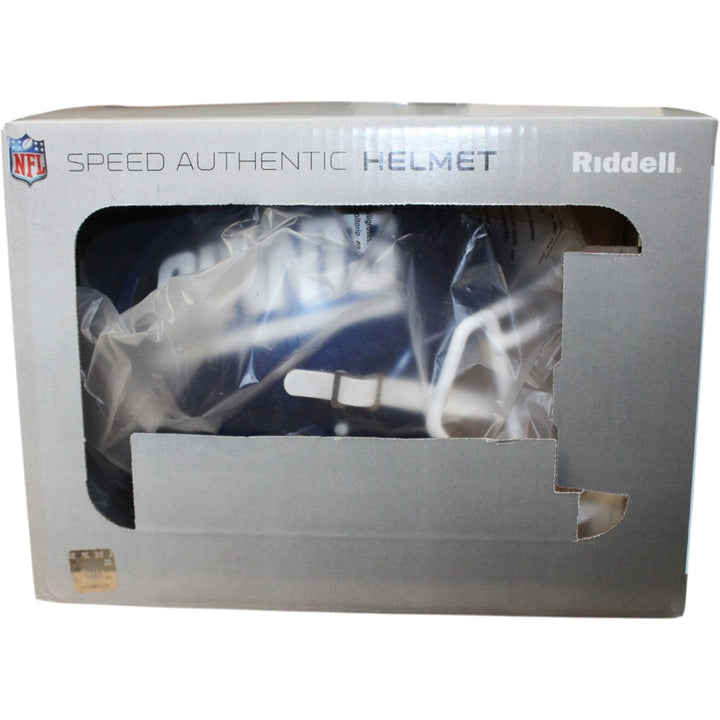 Abdul Carter Autographed New York Giants Pro Color Rush Helmet Beckett W 56880