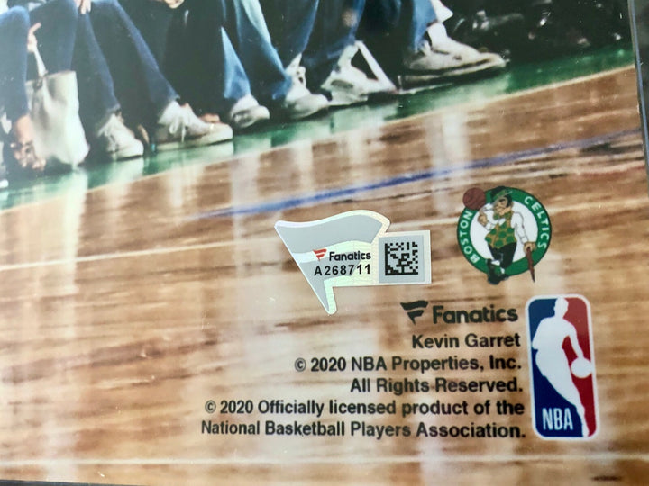 Kevin Garnett Signed & Framed Boston Celtics 16X20 Photo COA Fanatics Autograph