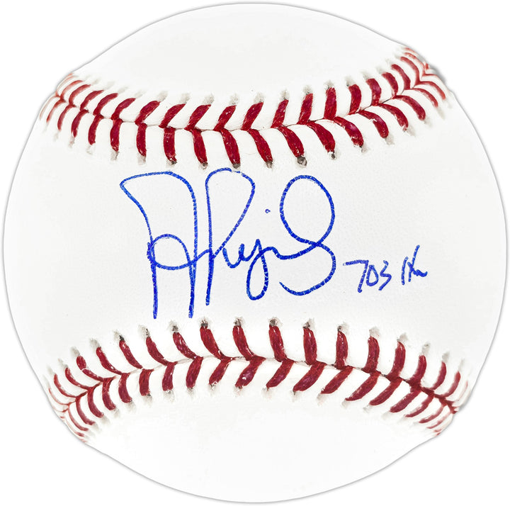Albert Pujols Signed MLB Baseball St. Louis Cardinals "703 HRs" Beckett Wit