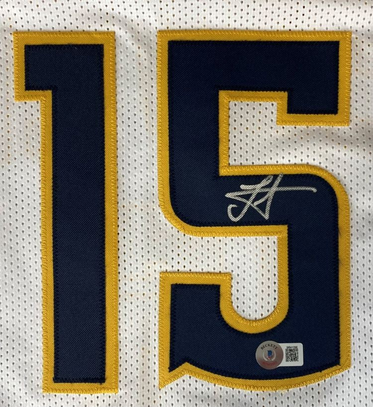 Nikola Jokic Denver Signed White Basketball Jersey BAS