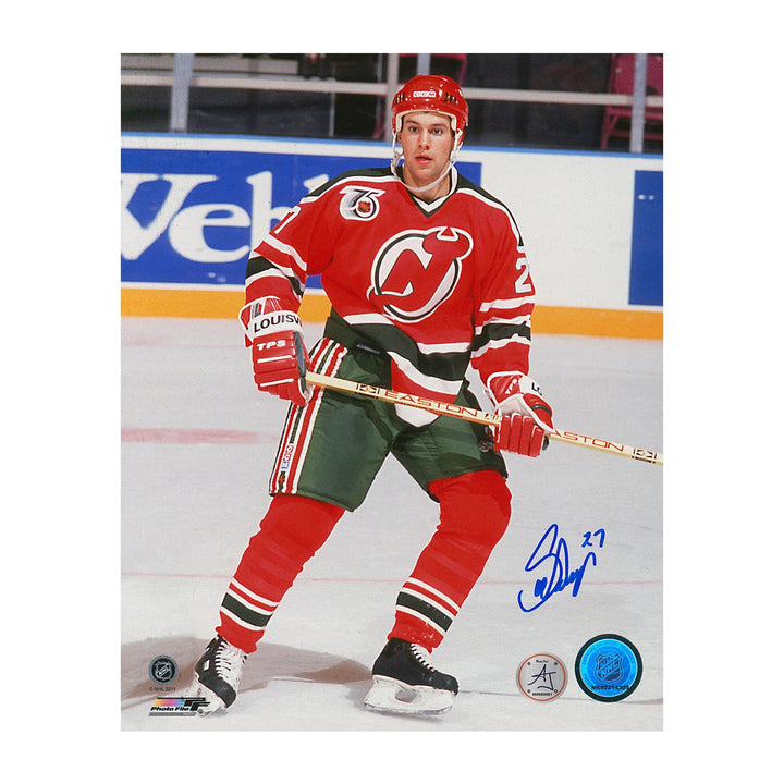 Scott Niedermayer New Jersey Devils Autographed Rookie 8x10 Photo