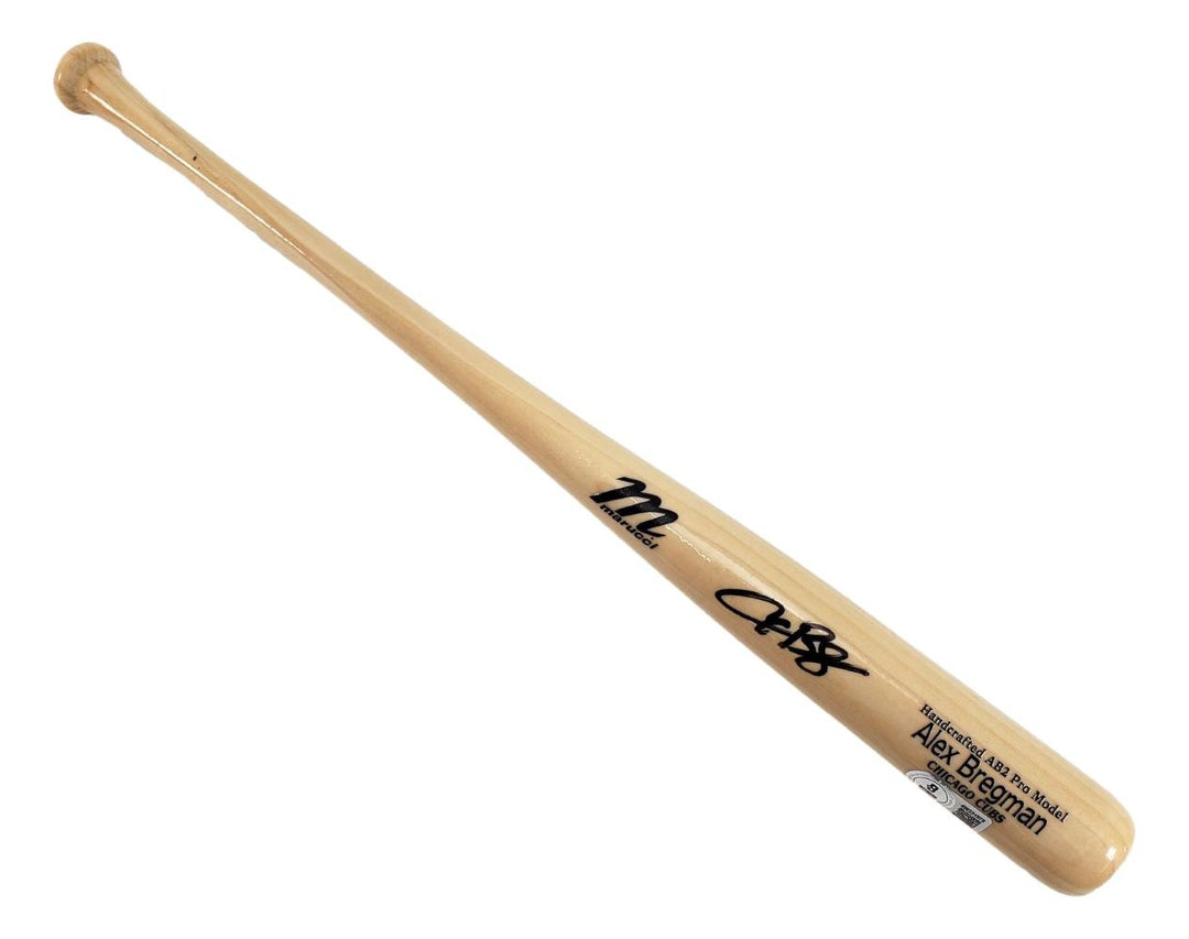 Alex Bregman Cubs Signed 18" Marucci Mini Game Model Baseball Bat BAS