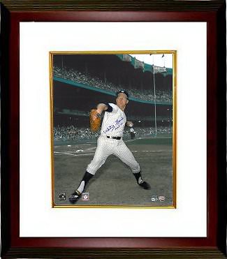 Whitey Ford signed New York Yankees 16x20 Photo  HOF 74 Custom Framed - MLB Holo