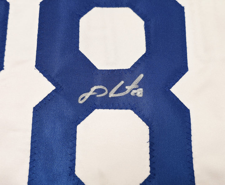 Los Angeles Dodgers JD Martinez Signed White Jersey Beckett Witness