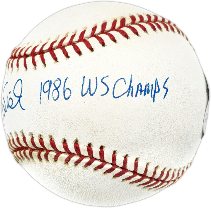 Doug Sisk Signed NL Baseball New York Mets "1986 WS Champs" Beckett #BN14957